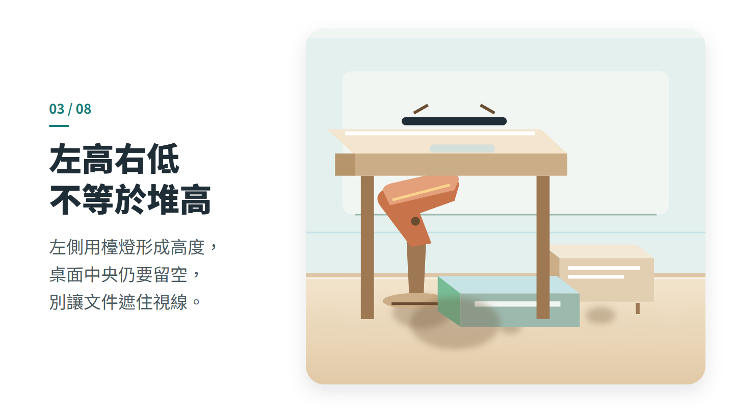 左高右低 不等於堆高