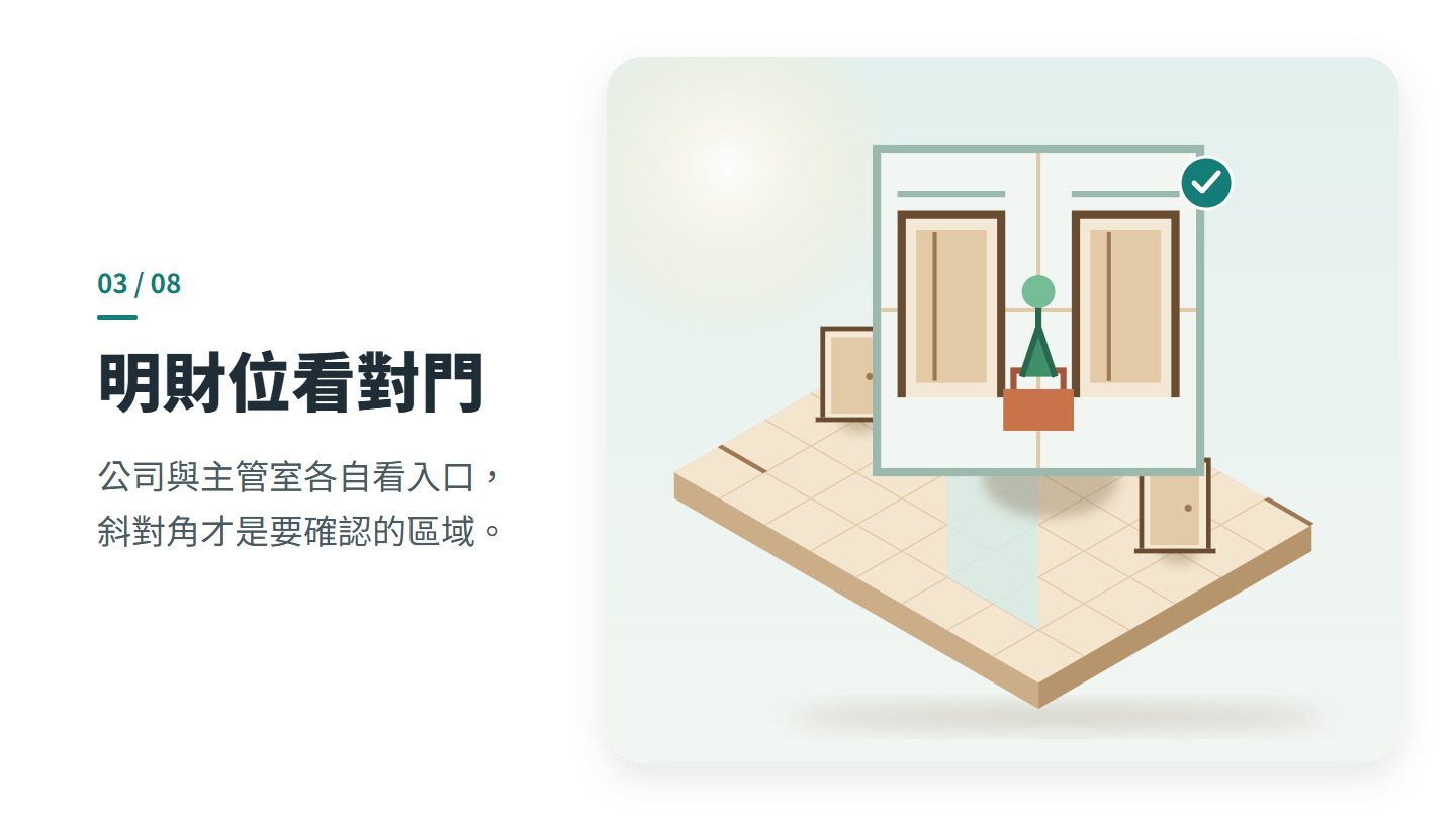 明財位看對門